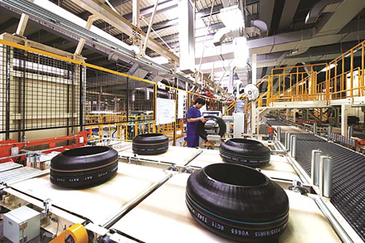 Завод шин Nexen в Корее